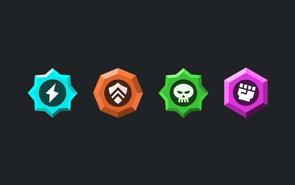 Rank badges
