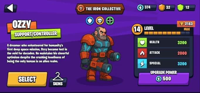 Character detail